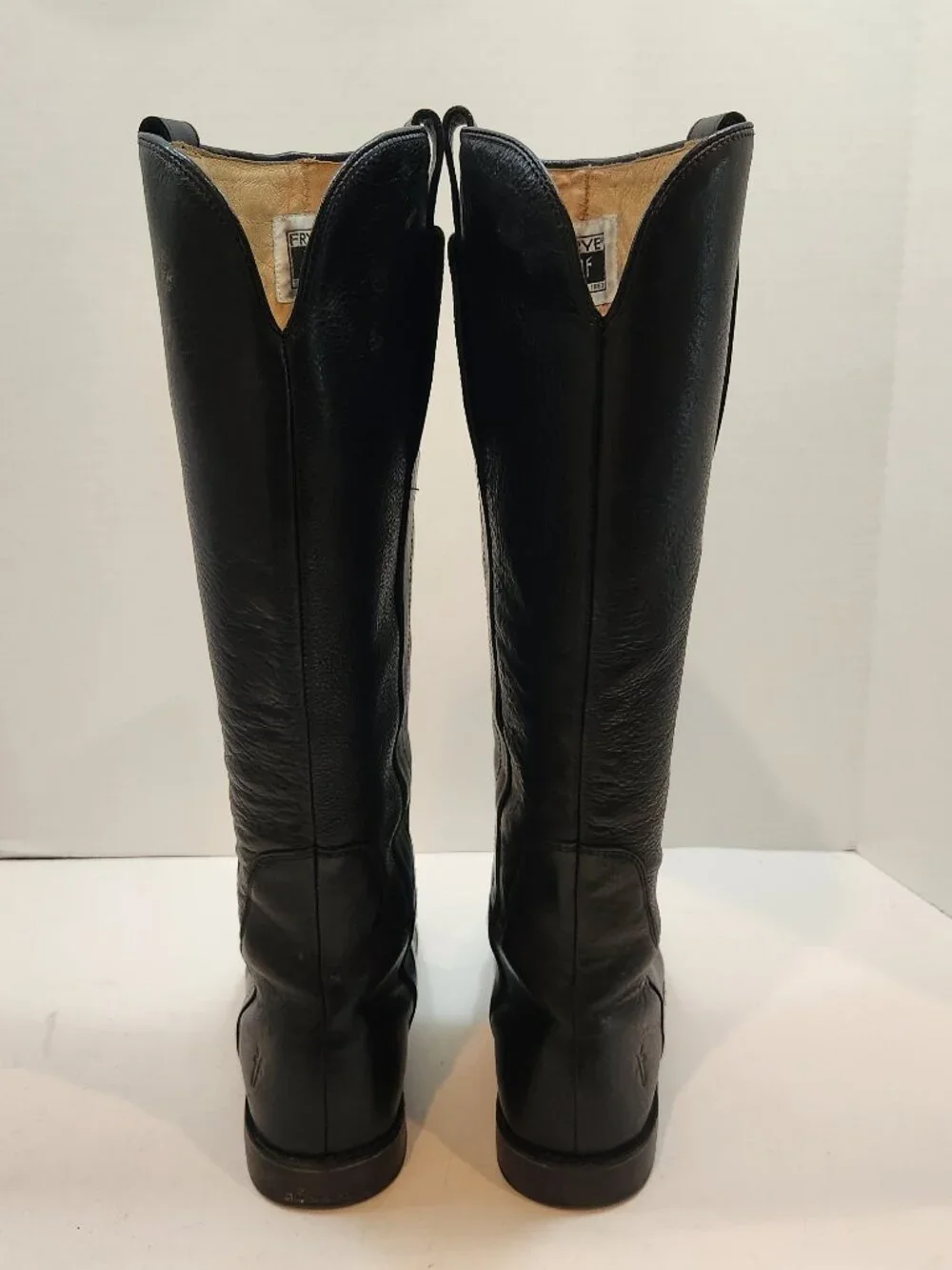 Frye Paige Black Leather Tall Riding Boots Women's Size 6.5 Equestrian